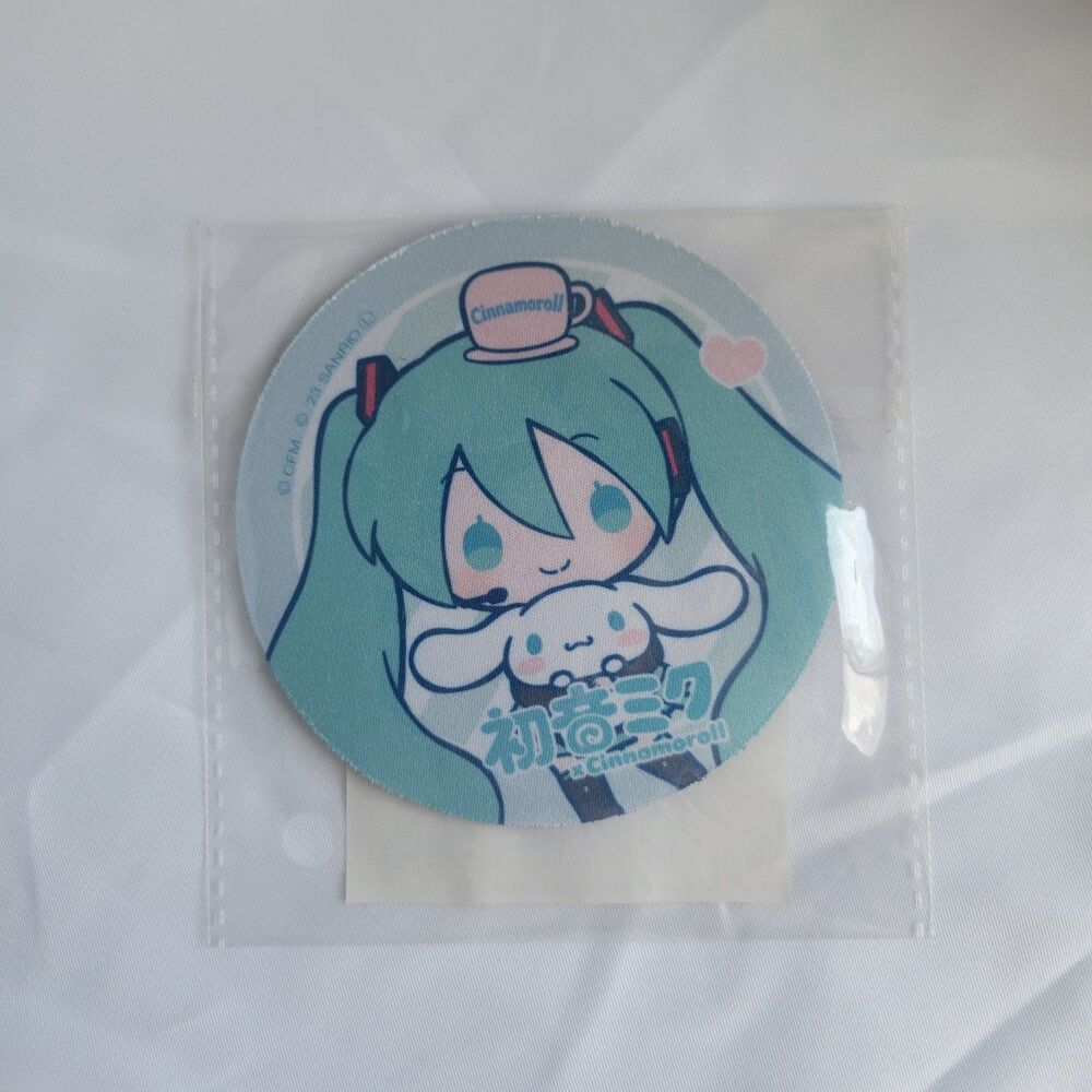 Hatsune Miku x Cinnamoroll Circle Coaster